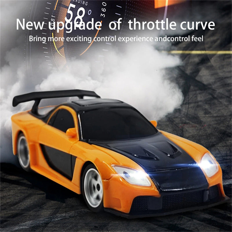 JIABAILE 4305/06/07/08/09 RTR 1/43 2.4G 4WD Drift RC Car Optional Gyro Mini Race LED Light Radio Control High-Speed Motor On-Road Racing Vehicle Model Boys Gifts Outdoor Toys