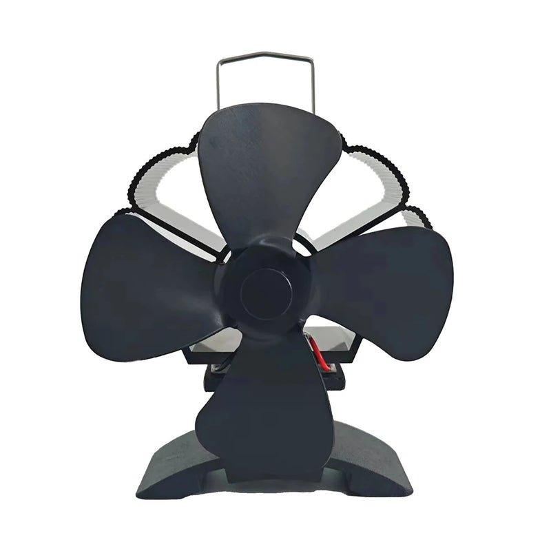 4 Blade Fireplace Wood Burn Fan Heat Powered Stove Fan No Electricity Air Blower for Wood/Log Burner/Fireplace Eco Friendly Fan-DY384A