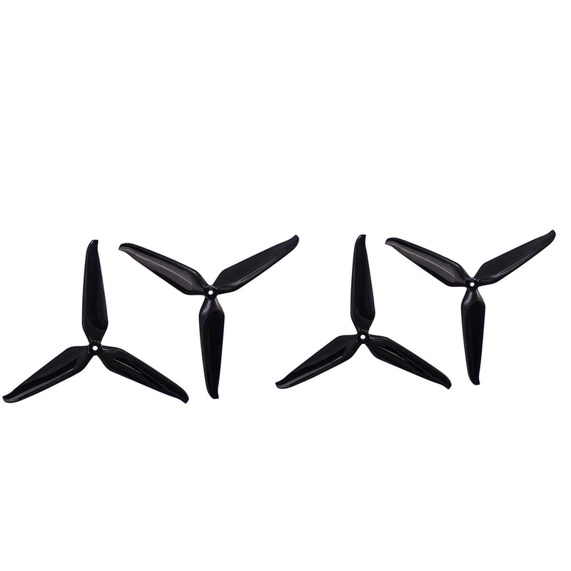 6 Pairs Gemfan Cinelifter 8145F 8145 8.1 Inch 3-Blade Black Propeller 5mm Hole for 2808 900kv Motor RC FPV Racing Drone