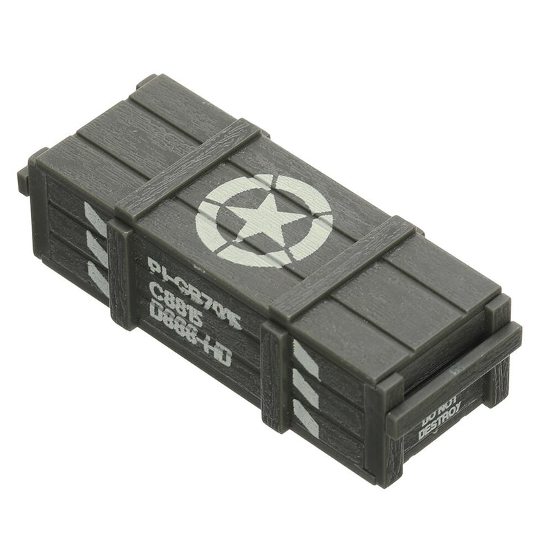 JJRC C8815 1/10 Willys Military Truck RC Car Parts Oil Drum Small Large Cartridges Box Vehicles Models Spare Decoration DIY Accessories