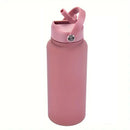 IPRee 1000ml Thermos Cup LID With Straw And Handle Sealed Leak Proof Portable Handle Outdoor Sports Water Bottle