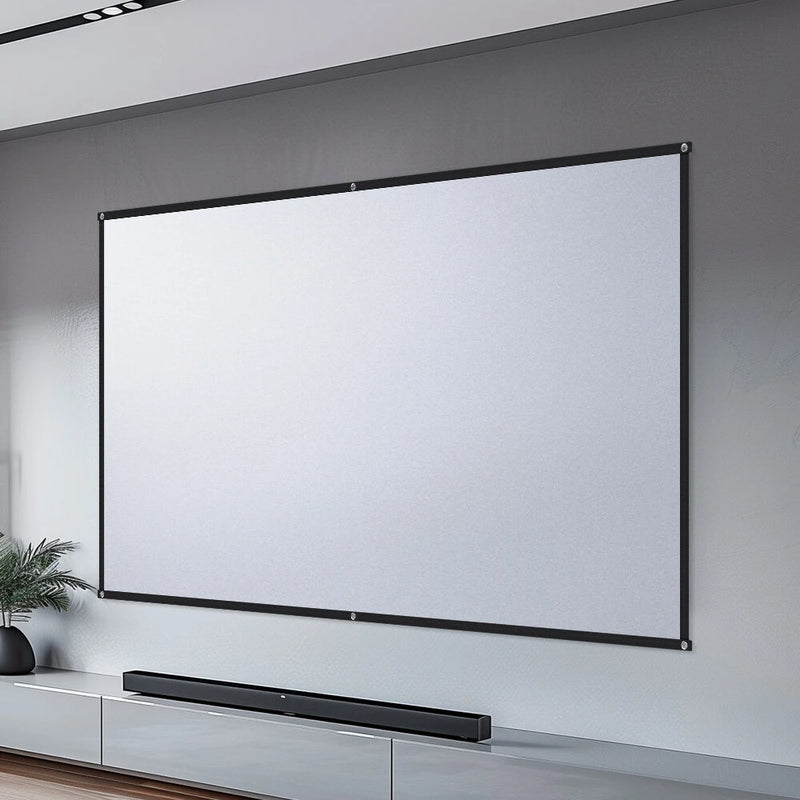 BlitzWolf BW-VS8 Portable Metal Projector Screen 80/100/120-Inch 1.8Gain Anti-Light Foldable 4K 16:9 Highlight Movie Outdoor Home Theater