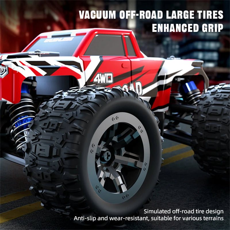 JJRC C8811 RTR 1/20 2.4G 4WD 40km/h Brushless RC Car Off-Road Climbing Truck Short Course LED Light Full Proportional Vehicles Models Oil Filled Shock Toys