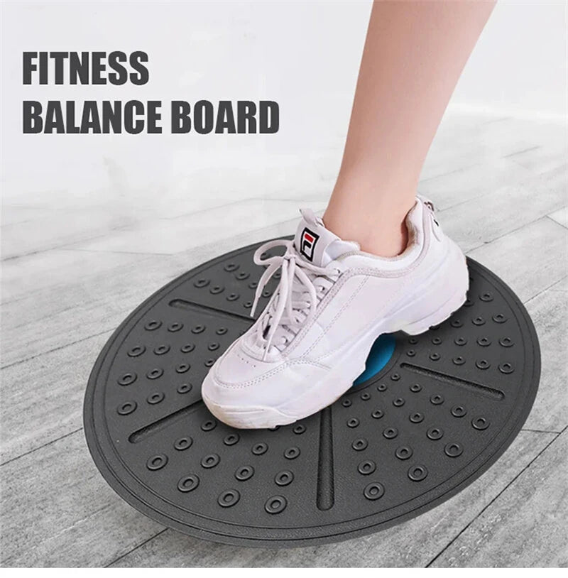 KALOAD Yoga Swing Balance Board Fitness Rehabilitation Training Pedal Sense System Training Balance Board for Home Outdoor Exercise