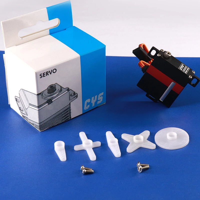 CYS-S8205 27g 4kg Flat Block Servo Digital Servo with Coreless Motor for Glider Aircraft