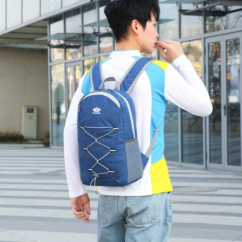 Outdoor Large Capacity Folding Bag Portable Hiking Bag Travel Backpack Men'S And Women'S Backpacks