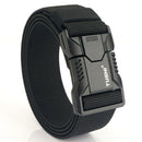 TUSHI 125cm Tactical Nylon Belt Adjustable Quick Release Wear-resistant Lightweight Waist Belt Aluminum Alloy Buckle Canvas Belt Casual Sports Belts for Outdoor Men Women