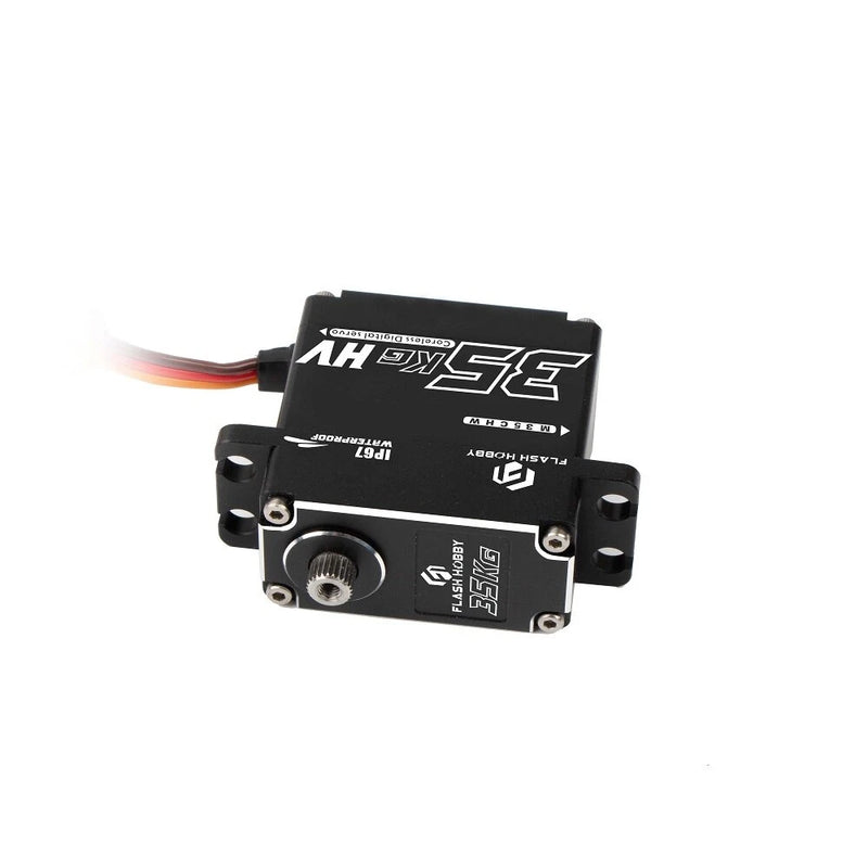 Flashhobby M35CHW 35KG Torque 120 0.07sec 8.4V Waterproof Coreless Servo with Aluminium Metal Gears 25T Arm For RC Car