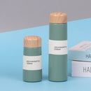 150/250ml Insulated Bottle Wood Grain Mini Cute Stainless Steel Thermos Cup Portable Pocket Vacuum Bottle Mini Coffee Mug with Tea Leak for Home Travel Outdoor