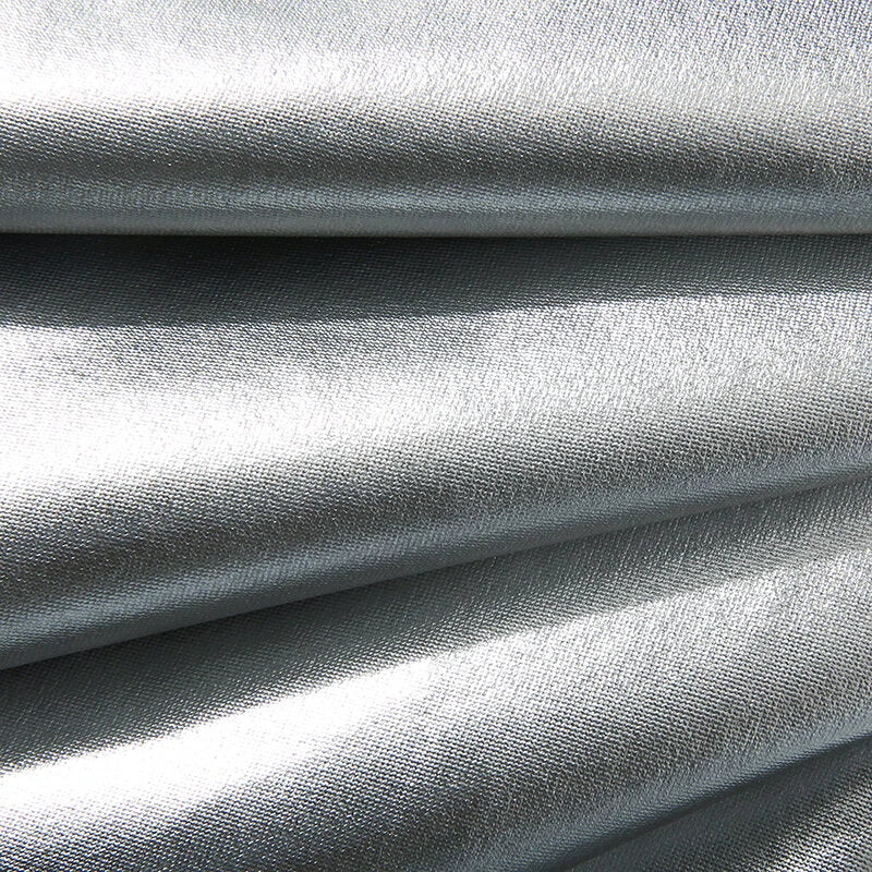 INCERUN Men Shiny Pant with Pockets Party Nightclub Style Pantalons Men's Coated Shiny Elastic Trousers Fashion Personalized Male Long Pants S-5XL