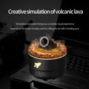 Volcanic Crack Light Artillery Air Humidifier Aromatherapy Diffuser 200ML Capacity Auto Shut-off Timer Silent Operation Dynamic Lighting for Home and Office