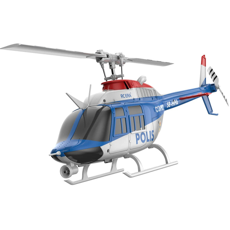 RC ERA C138 PRO Bell-206 2.4G 6CH 6-Axis Gyro 1:33 Scale Optical Flow Localization Altitude Hold Brushless Motor RC Helicopter BNF / RTF