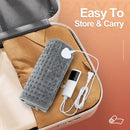 TENGOO Electric Heating Pad for Waist Back Neck Shoulders, Heated Cushion Waist Belt with 4 Timers & 9 Heating Setting, Comfortable Warm