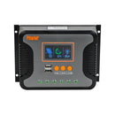 Pstar-30A/60A/80A PWM Solar Controller 12V-48V 100V Solar Panel Voltage Dual USB Ports LCD Screen Multiple Protection