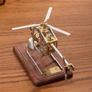 HX-15 Stirling Engine Helicopter Model DIY Assembly Kit Physical Air Energy Combustion Engine Technology Educational Creative Toys