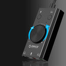 ORICO SC2 External USB Sound Card Audio Jack 3.5mm Cable Adapter Volume Adjustment Driver-free Stereo Microphone Speaker Headset