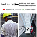 5000mAh/10000mAh Hanging Neck/Waist Fan USB Rechargeable Ultra-Light Mini Portable Fan For Outdoor Camping Hiking Climbing Running Sport