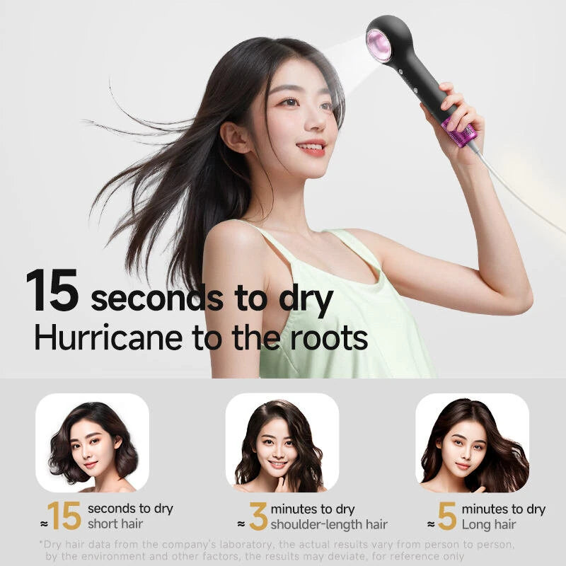 VTT D5 1200W Professional Hair Dryer Fast Drying 400 Million Negative Ion Salon Hairstyle 110000RPM High Speed Hair Dryer