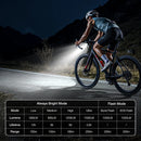 LAOTIE BU08 Wireless Remote Hoisting Bicycle Headlight 1530 Lumens Lifting Front Head Lamp 4000mAh USB Rechargeable Aluminum Alloy for Road MTB Mountain Bike