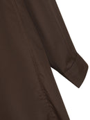 INCERUN Mens Robes Saudi Style Thobe Dishdash Jubba Arab Robe Islamic Clothing Long Maxi Dress Tops