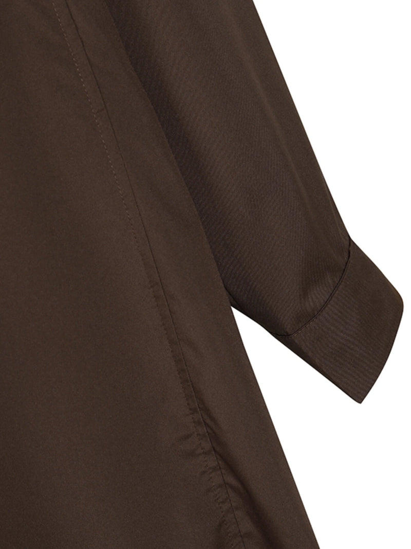 INCERUN Mens Robes Saudi Style Thobe Dishdash Jubba Arab Robe Islamic Clothing Long Maxi Dress Tops