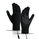 TENGOO Winter Electric Heated Gloves USB Rechargeable Electric Heated Gloves Warm Gloves for Men Women Motorcycle Snowboard Cycling Unisex Hand Warmer Driving