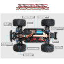Remo Hobby 1431/1435 RTR 1/14 2.4G 4WD 45/50km/h Brushed/Brushless RC Car Monster Off-Road Truck Metal Chassis Drive Shaft LED Light High Speed Vehicles Models Toys Ultimate Edition