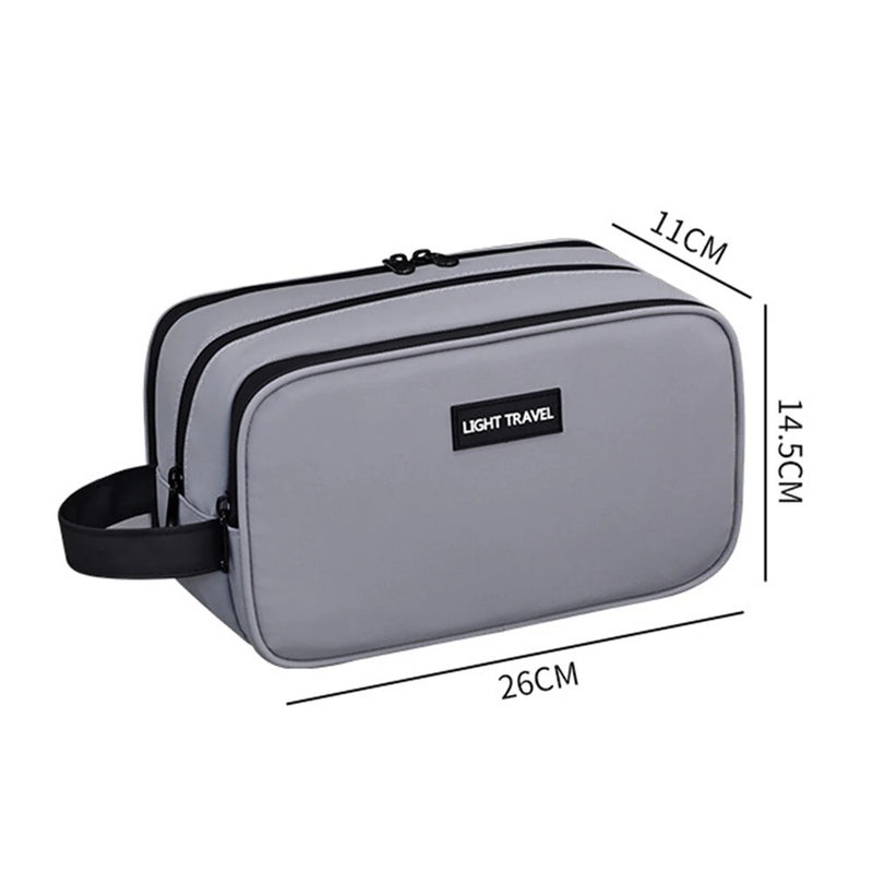 IPRee Men's Makeup Bag 3 Layer Elite Series Large Capacity Men's Toiletry Bag Travel Essentials Portable Premium Cosmetics Organizer Bag