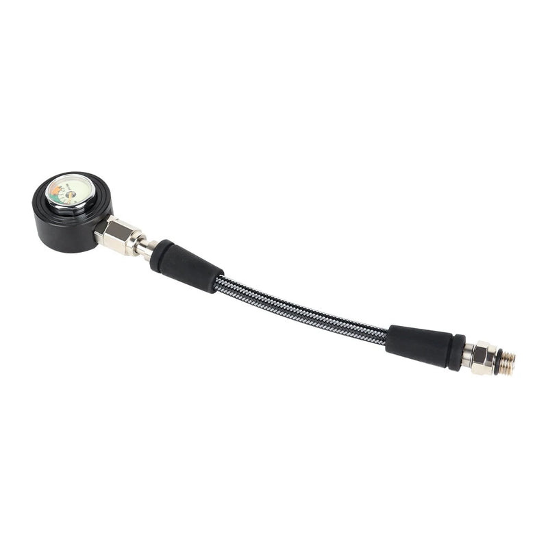 DIDEEP Diving Residual Pressure Gauge Residue Tube Woven Carbon Fiber Luminous Pressure Gauge Bcd Regulator High Pressure Tube