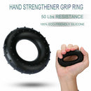 5 Pcs Hand Grip Strengthener Set Adjustable Hand Gripper Finger Rehabilitation Training Resistance Stress Relief Ball Fitness Exercise Tools