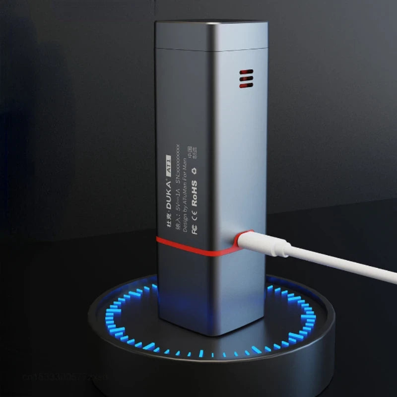 DUKA Portable Alcohol Tester Non-contact Breath Analyzer LCD Digital Display Rechargeable High-precision Alcohol Tester Tool