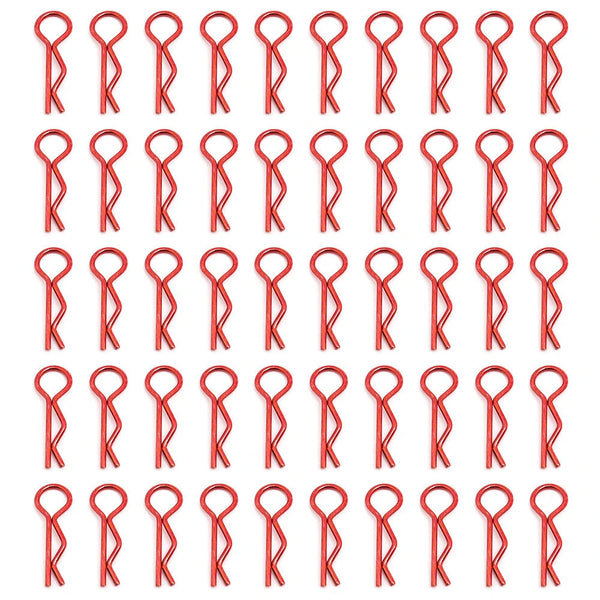 100PCS Universal RC Body R-Type Clips Pins for All 1/10 1/12 Scale Redcat HPI Himoto HSP Exceed RC Car Parts Truck Shell Replacement
