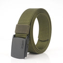 High-Quality Breathable Tactical Belt Military Nylon Waist Support Strap Sports Hunting Training Hiking Outdoor Army Gear Waistband Tactical Canvas Belt Woven Canvas Belt