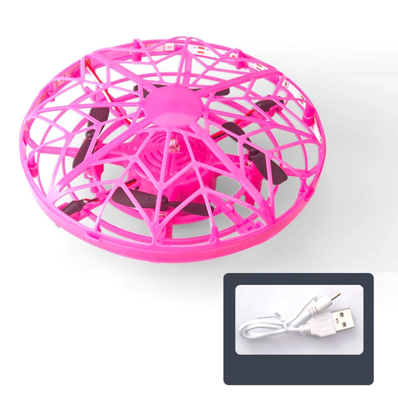 UFO Spinning Ball Intelligent Sensing Magic Decompression Flying Saucer Flying Sphere Sensing Aircraft