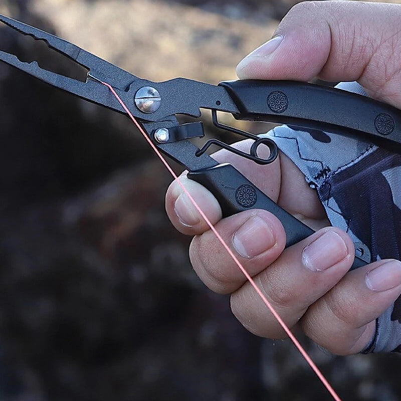 TUNALA Fishing Line Cutter Pliers Stainless Steel Multifunctional Fishing Line Clamp Tools for Outdoor Saltwater Freshwater Fishing