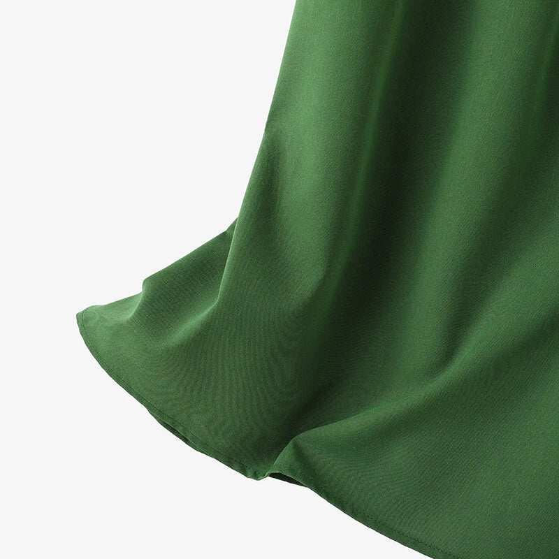 ZANZEA Women Daily Casual Side Pockets V-Neck Short Sleeves Solid Color Dresses