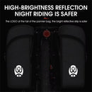 WEST BIKING 35L Bicycle Pannier Bag Waterproof 300D Polyester Sturdy Double Side Bike Bag Anti-Scratch Night Reflective Bike Rear Bag for MTB