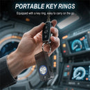 550 Lumens Mini Flashlight Rechargeable Bright Small LED Pocket Flat Light with Clip Magnetic Tail, Keychain Flash Light with Red UV Light,  IP66 Waterproof Outdoor Emergency Work Lamp