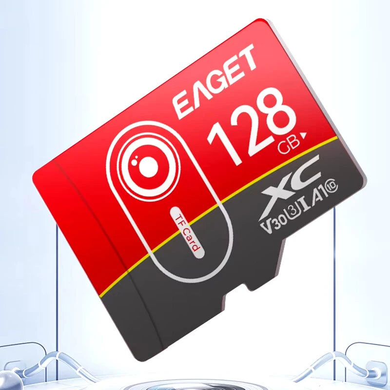 EAGET T1 TF Memory Card 128GB 64GB 32GB Class10 U3 High Speed Flash Memory Flash Cards for Phone Driving Recorder Camera