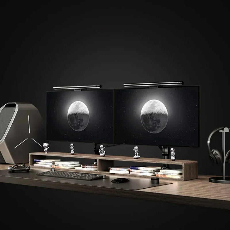 LYMAX L1 Monitor Light Bar 2900-6000K Anti-blue Light Hanging Lamp Wireless Dual Control Computer Eyes Protection Type-C Rechargeable Lamp