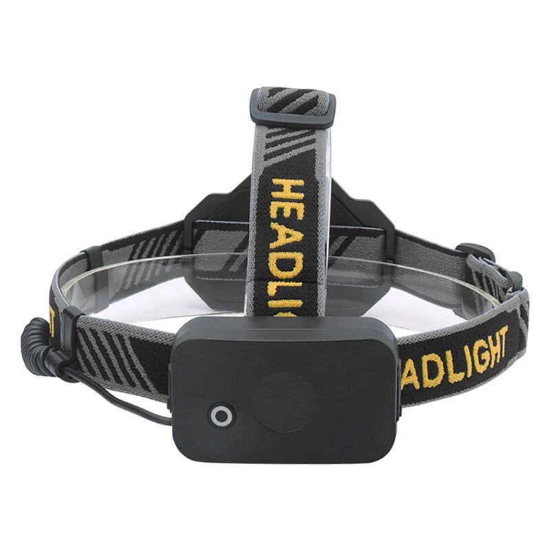 SEEKNITE Smart Sensor Zoomable LED Headlamp, White/Yellow Spotlight/Floodlight Adjusted USB Rechargeable Headlight Camping Fishing Working Head Light