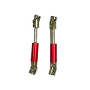 2PCS LDRC 18401 18499 1/18 Rock Crawler RC Car Parts Metal Drive Shaft Vehicles Models Spare Accessories