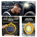 IPRee Portable LED Light USB Rechargeable Work Magnetic Light Solar Camping Light 3 Light Modes 4 Adjustable RGB Modes ABS Texture Suitable for Workshop Outdoor,Cars Repairing and Camping