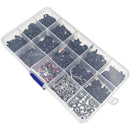 500Pcs M3 M4 Rc Car Repair Tool Set Screws Box Set For SCx10 TRX4 1/10 HSP Remote Control RC Car Parts