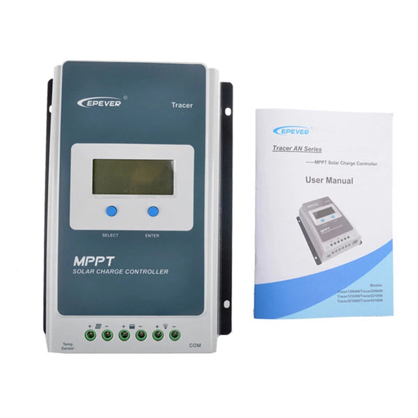 1210AN 2210AN 3210AN 4210AN MPPT Charge Controller 10A 20A 30A 40A 12V 24V AUTO Work LCD Display Solar Charge Controller With MT50 for Solar Power Battery Charging Regulator System