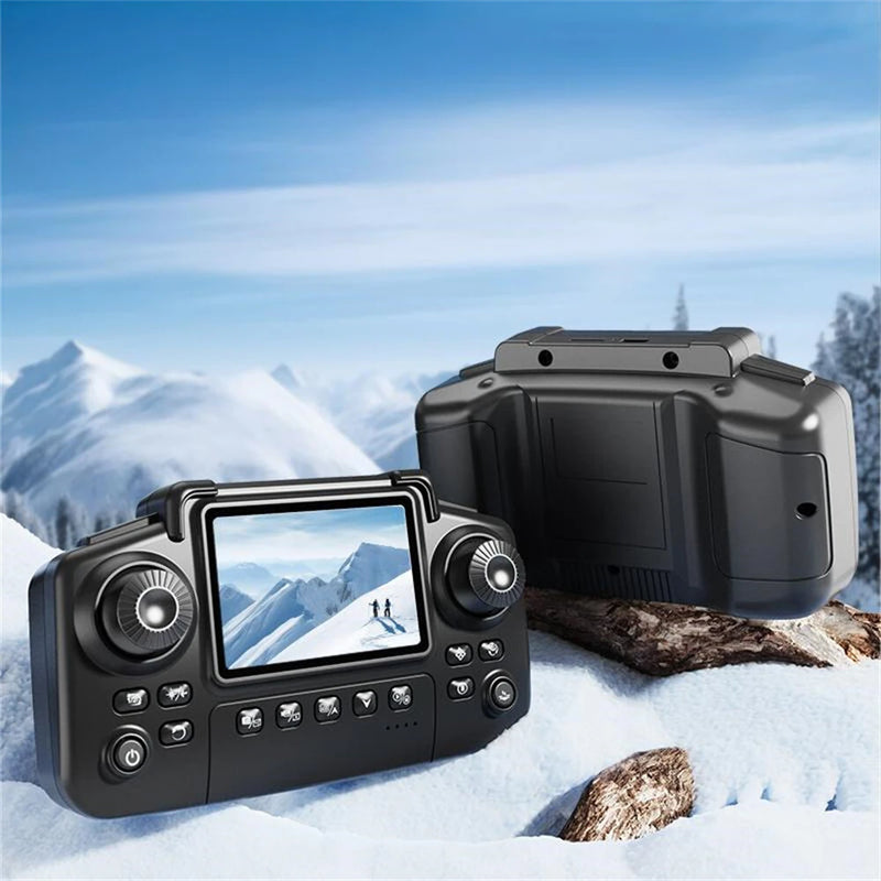 XKJ K13 MAX WiFi FPV with LCD Screen Controller HD Camera Optical Flow Positioning Brushless Foldable RC Drone Quadcopter RTF