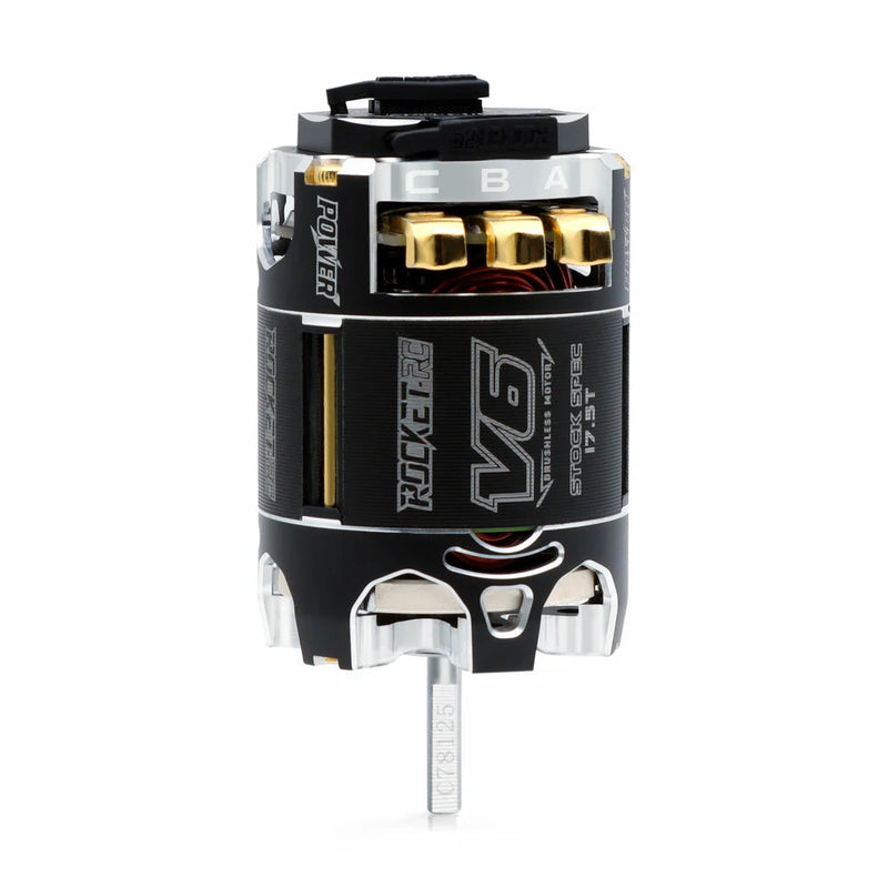 Surpass Hobby Rocket-RC 540 V6 Sensored Brushless Motor 10.5T/13.5T/17.5T/21.5T STOCK for 1/10 Racing RC Car Vehicles Models Parts
