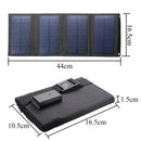 IPRee 20W Foldable Solar Panel Drop-resistant USB Solar Panel Cells for Outdoor Activities Emergency Mobile Phone Power Battery Cells for Car Boat Caravan Camp