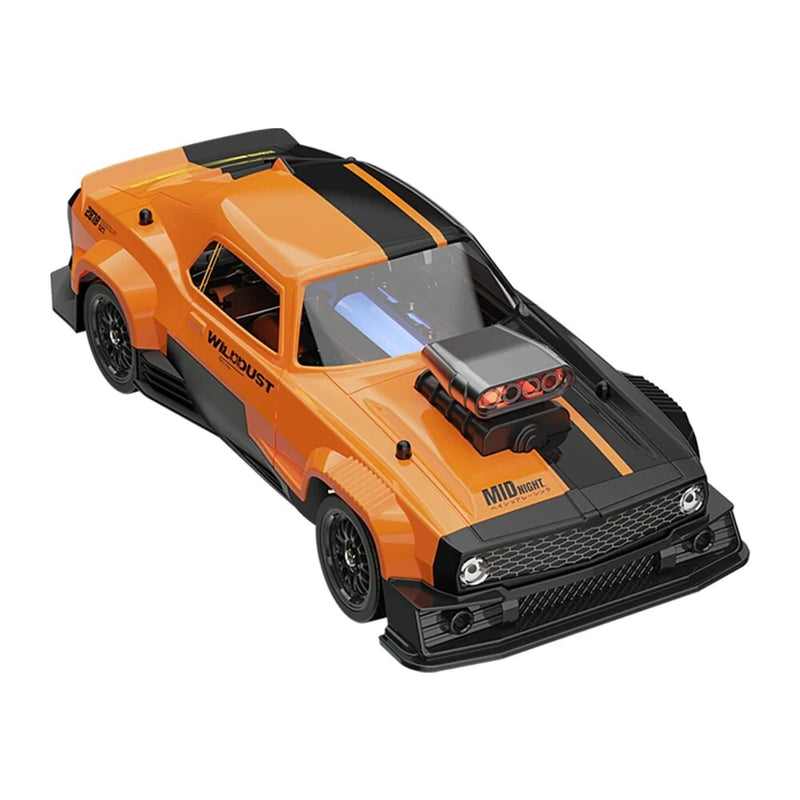 KAMTOM DC163A RTR 1/16 2.4G 4WD 50km/h Drift RC Car ESP Gyro Mini Race LED Light High Speed Racing On-Road Full Proportional Classic Retro Electric Remote Radio Control Vehicles Model Toys