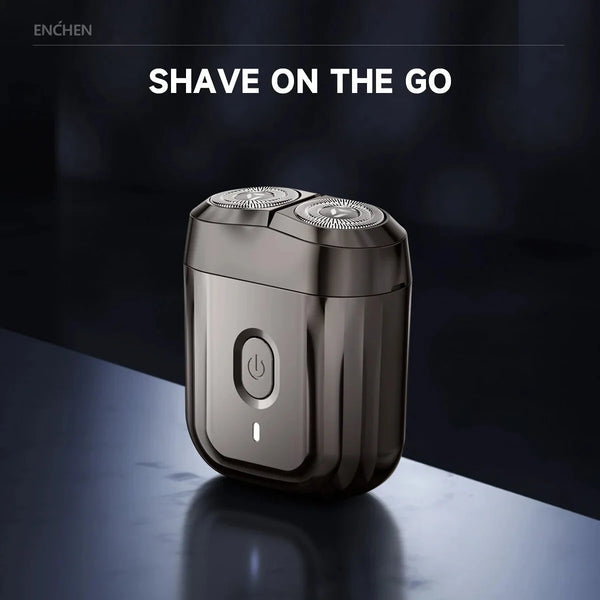 ENCHEN MINI6 Electric Shaver Double-Headed Mini Magnet Shaver Type-C Charging Quiet Washable Portable Wet & Dry Shaving for Travel